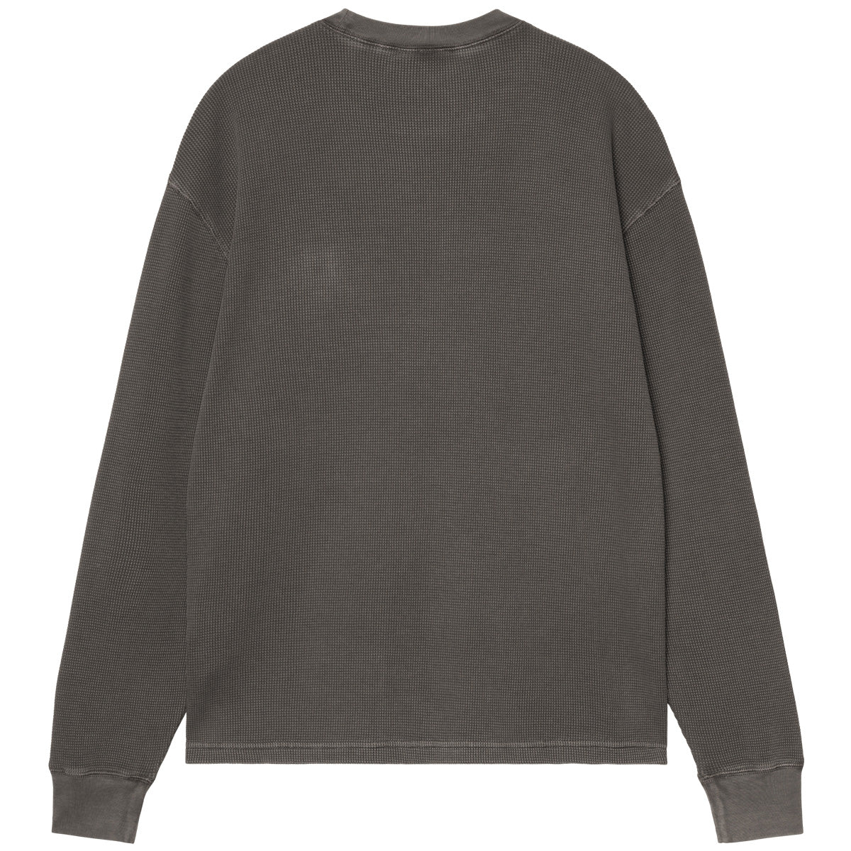 Carhartt WIP Vista Waffle Longsleeve T-Shirt Black Garment Dyed