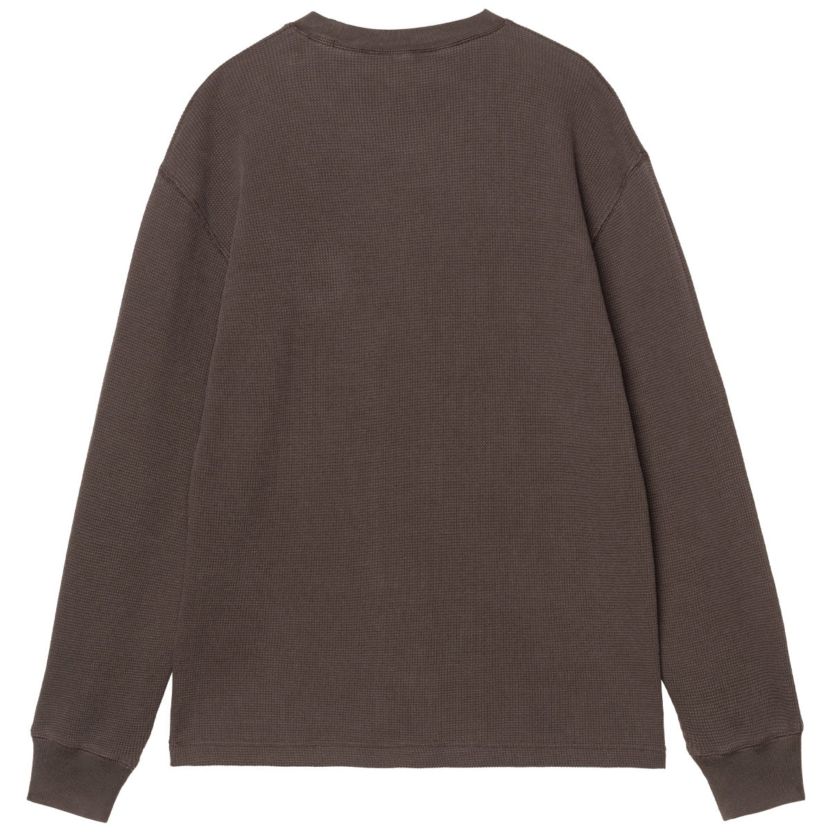 Carhartt WIP Vista Waffle Longsleeve T-Shirt Tobacco Garment Dyed