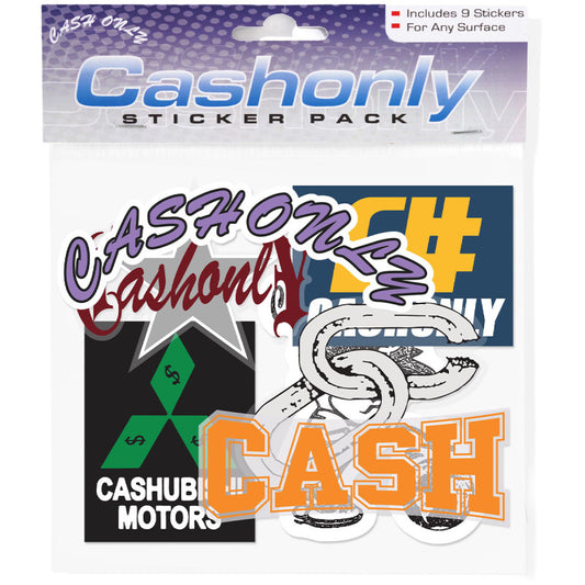 Cash Only Drop 16 Sticker Pack Multi