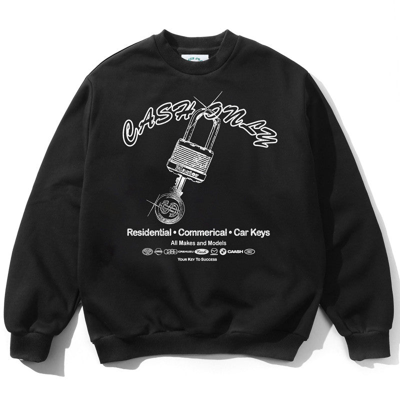 Cash Only Locksmith Sweater Black