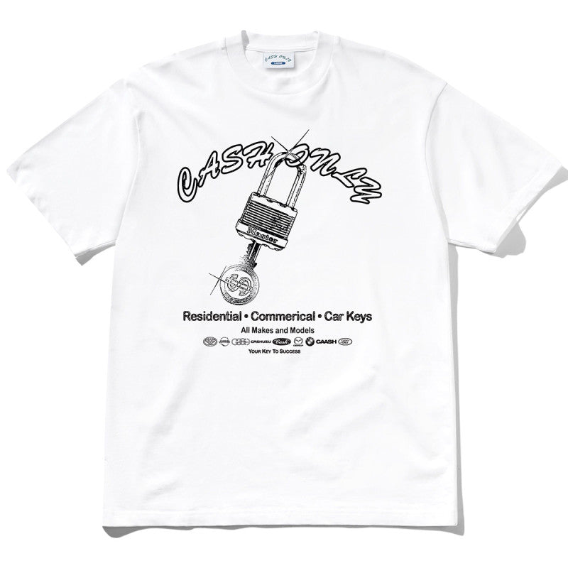 Cash Only Locksmith T-Shirt White