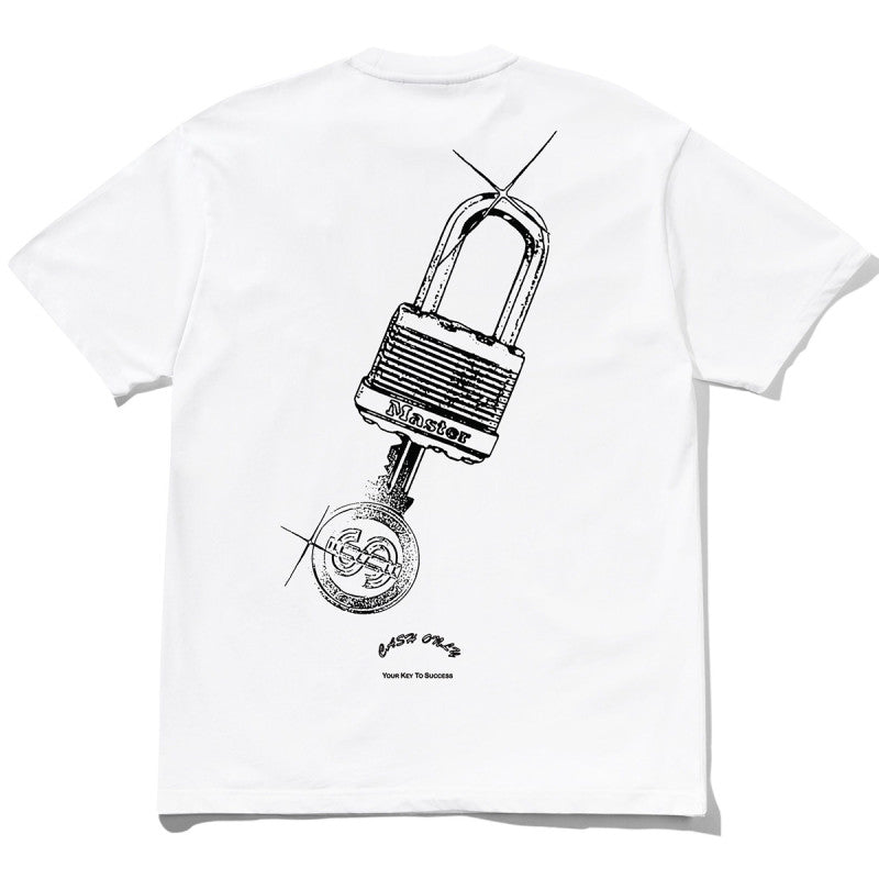 Cash Only Locksmith T-Shirt White