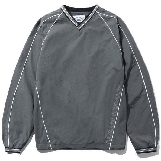 Cash Only Point Nylon Sweater Grey