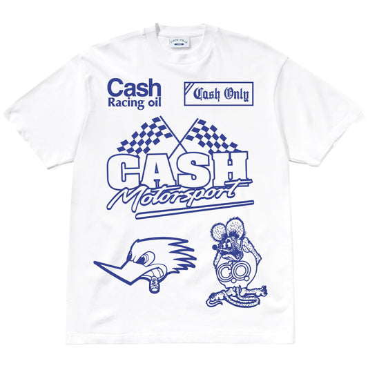 Cash Only Service T-Shirt White