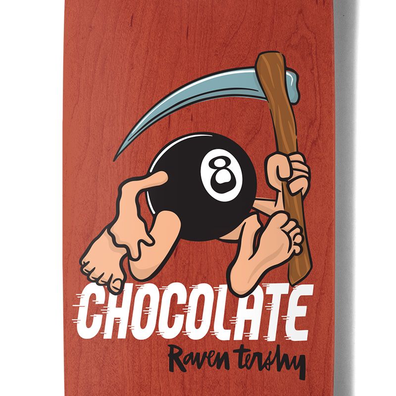 Chocolate Tershy Eightballer Skateboard Deck Couch 9.25