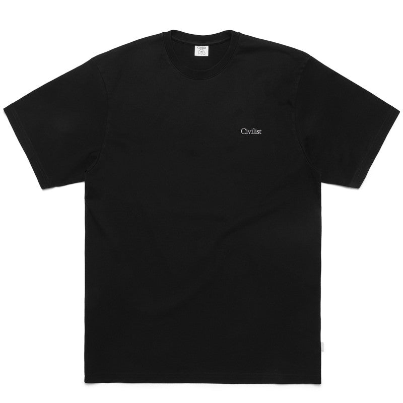 Civilist Mini Logo T-Shirt Black