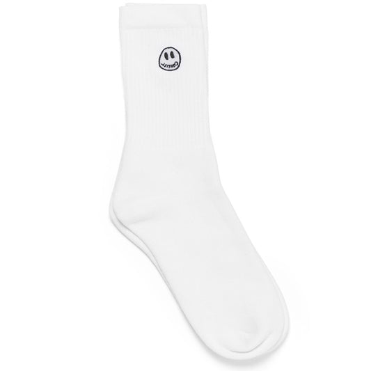Civilist Mono Smiler Socks White