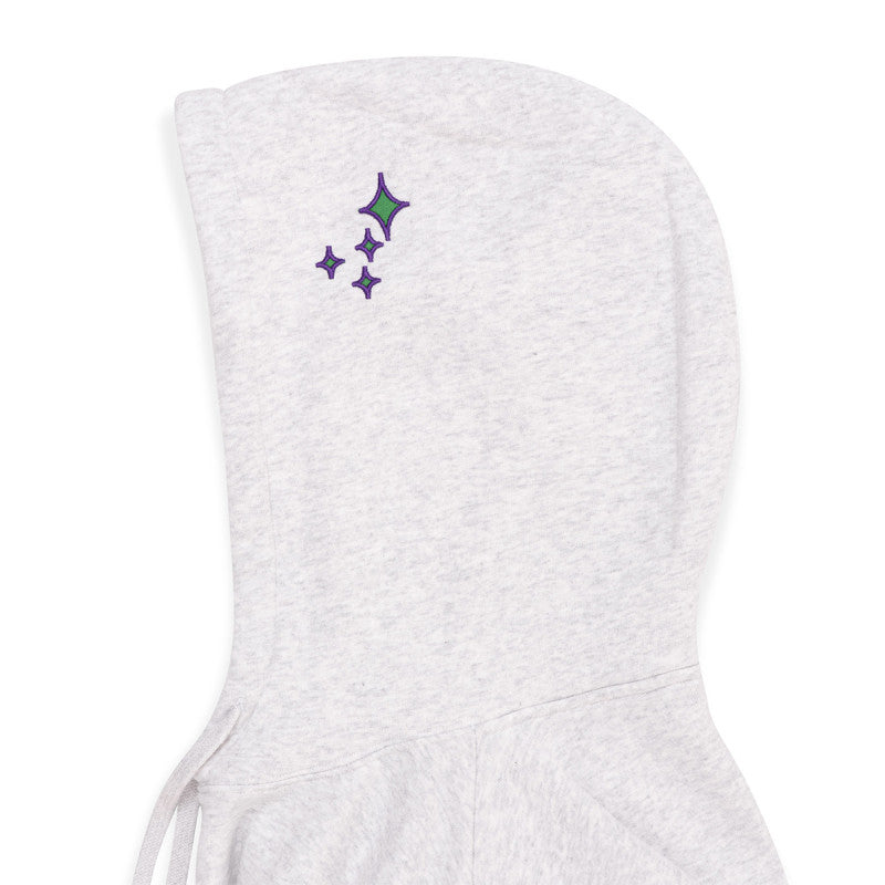 Civilist Spike Hooded Sweater Light Heather Grey