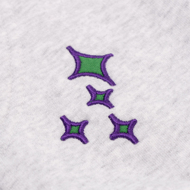 Civilist Spike Hooded Sweater Light Heather Grey