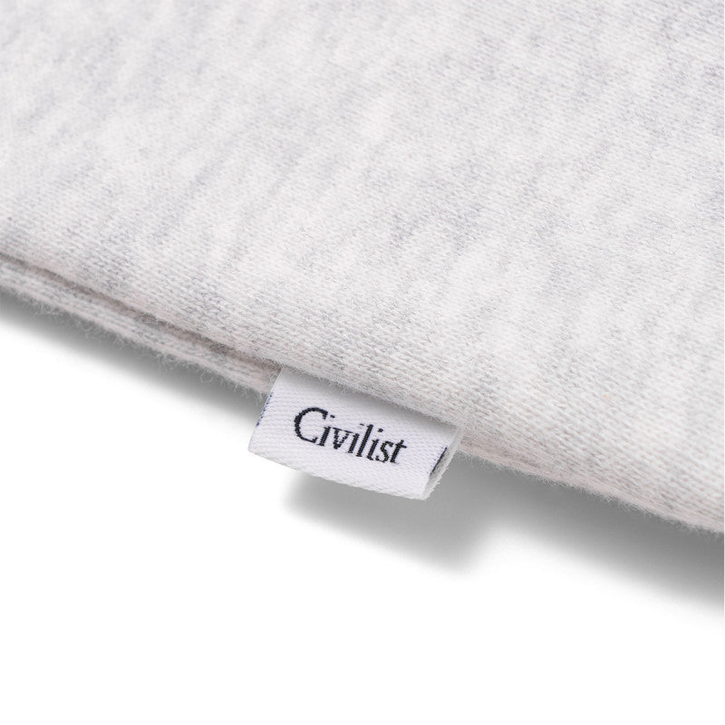 Civilist Spike Hooded Sweater Light Heather Grey