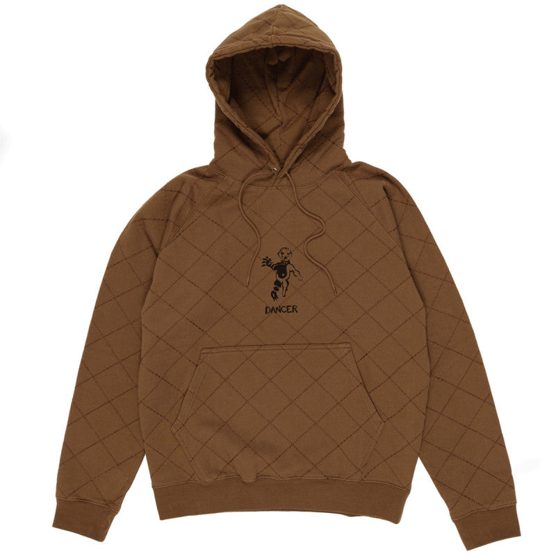 Dancer OG Diamond Stitch Hooded Sweater Brown