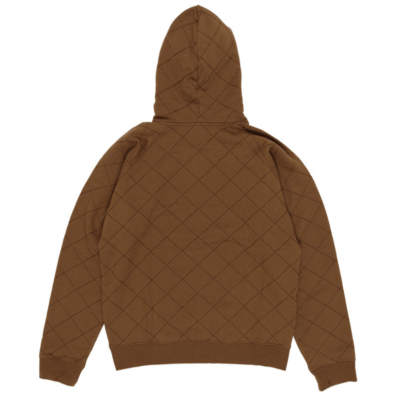 Dancer OG Diamond Stitch Hooded Sweater Brown