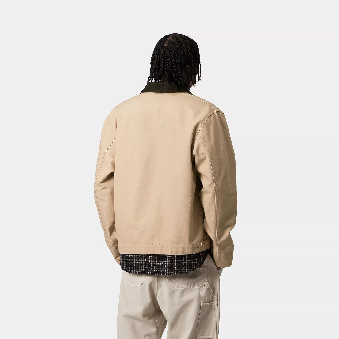 Carhartt WIP Detroit Jacket Dusty H Brown/Tobacco Rinsed