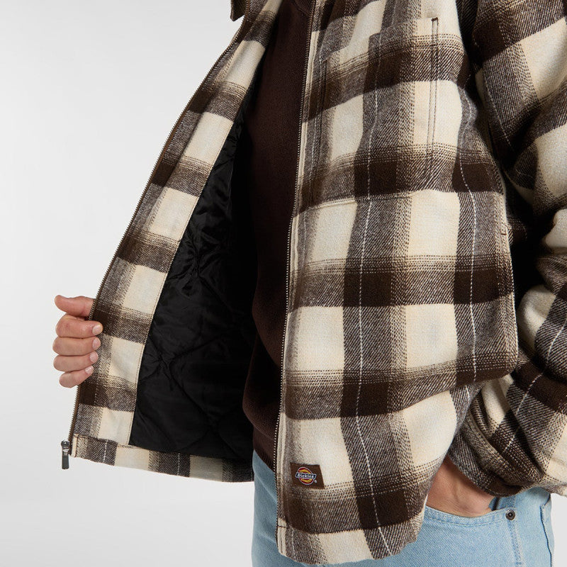 Dickies Florence Oversized Shacket Timber Brown