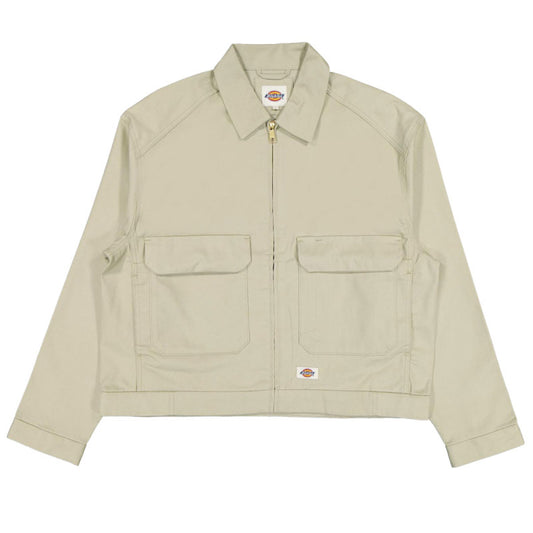 Dickies Hemp Twill Trucker Jacket Eucalyptus