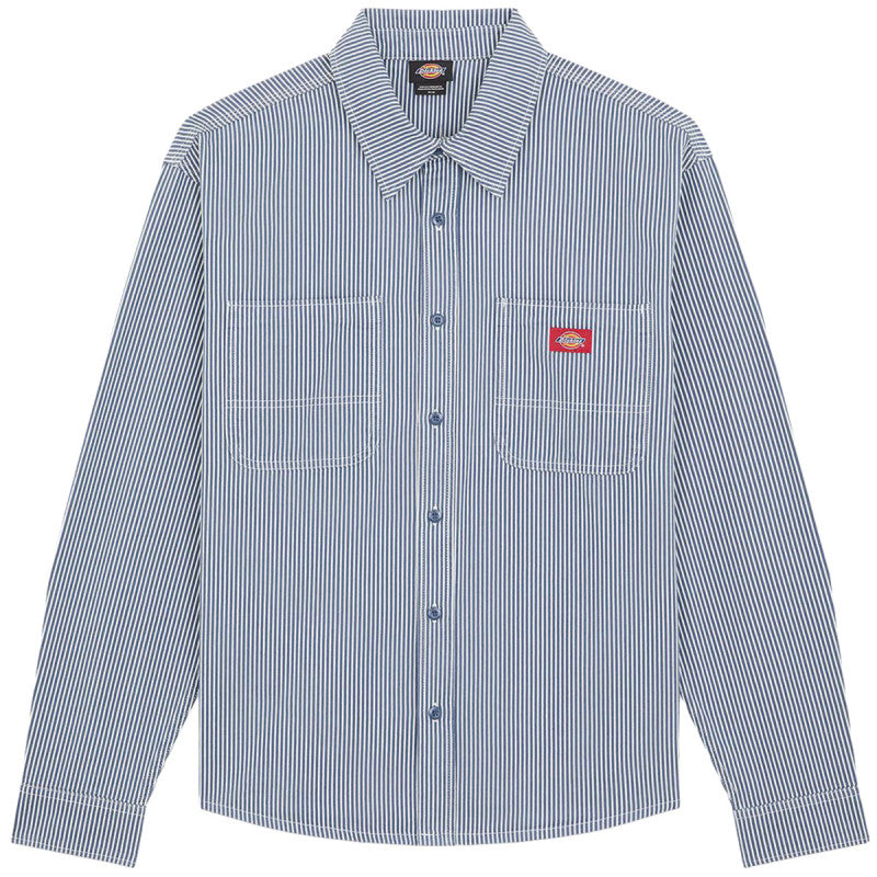Dickies Hickory Work Longsleeve Shirt Retro Indigo