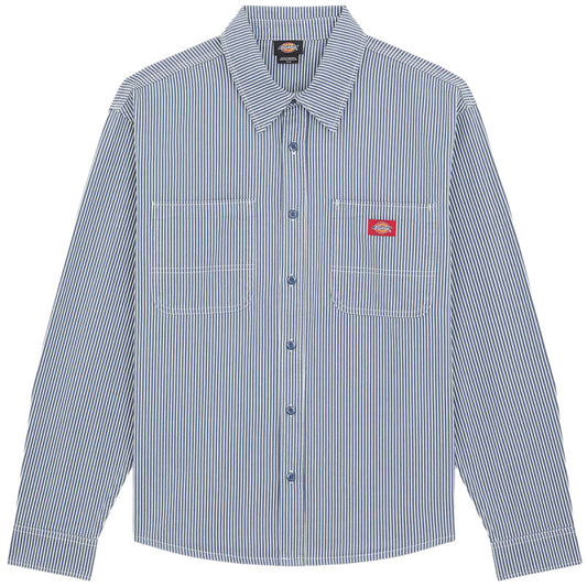 Dickies Hickory Work Longsleeve Shirt Retro Indigo