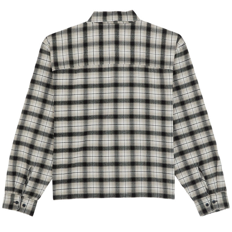 Dickies Jerome Cropped Flannel Shirt Black