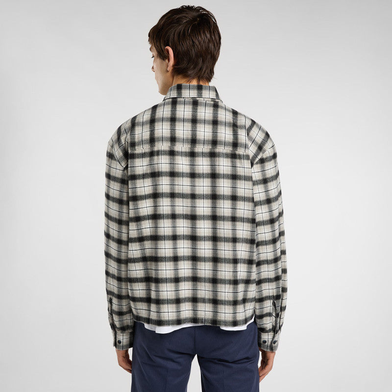 Dickies Jerome Cropped Flannel Shirt Black