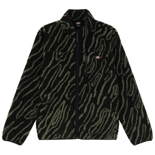 Dickies Mount Hope Fleece Jacket Printed Black