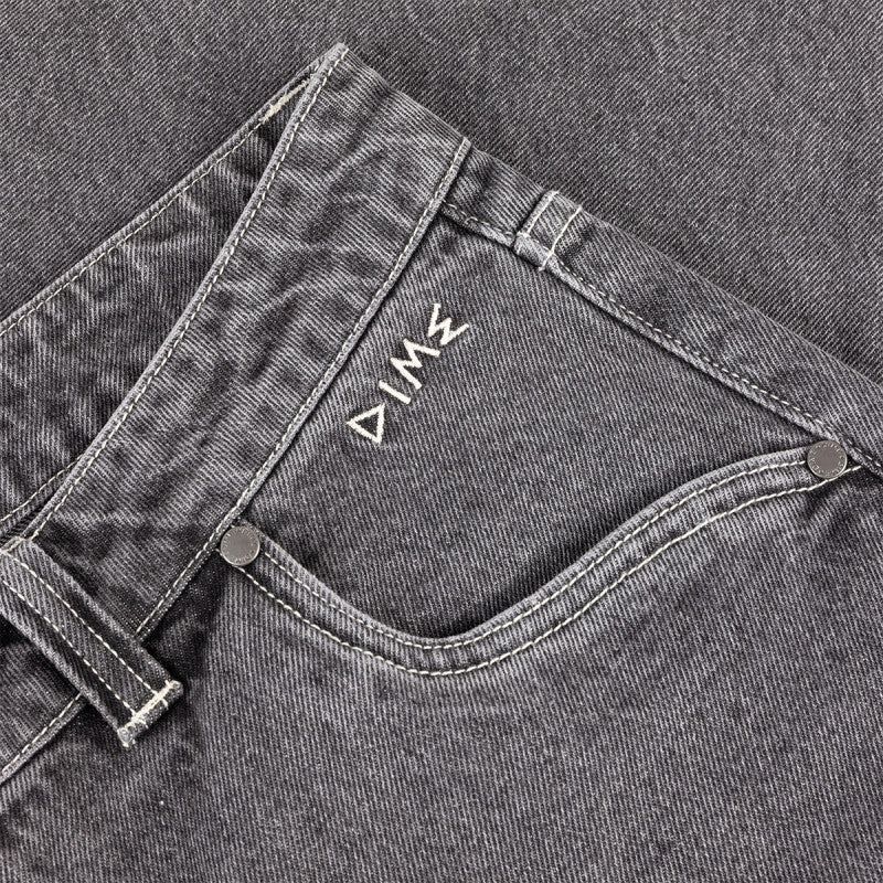 Dime Baggy Wink Denim Pant Faded Black