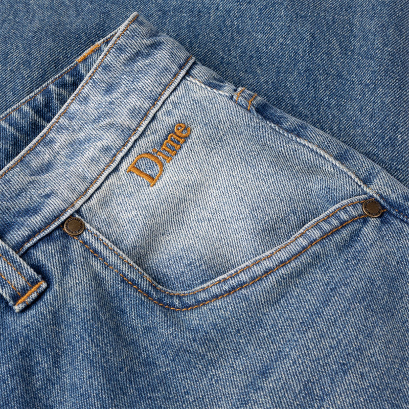 Dime Classic Baggy Denim Pants Sandblasted indigo