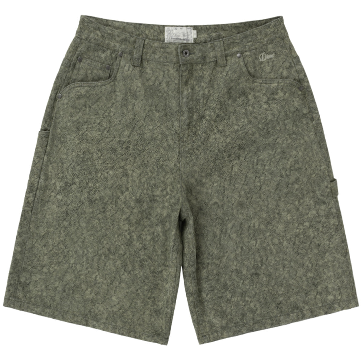 Dime Classic Denim Shorts Electric Green