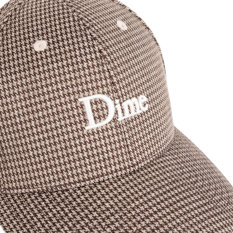 Dime Classic Houndstooth Low Pro Cap Camel