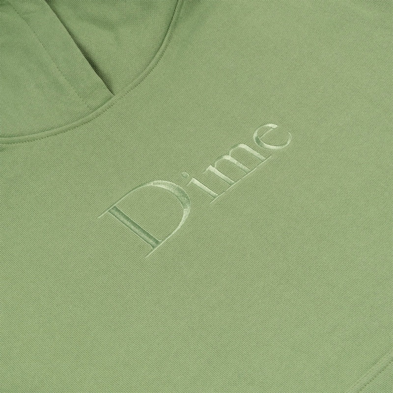 Dime Classic Logo Hoodie Moss