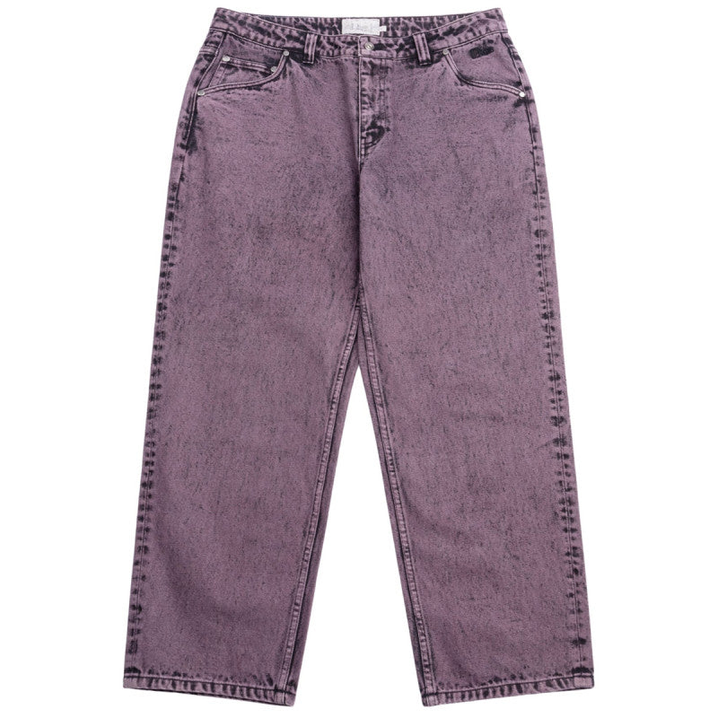 Dime Classic Relaxed Denim Pants Overdyed plum