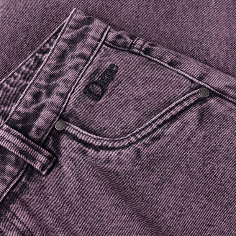 Dime Classic Relaxed Denim Pants Overdyed plum