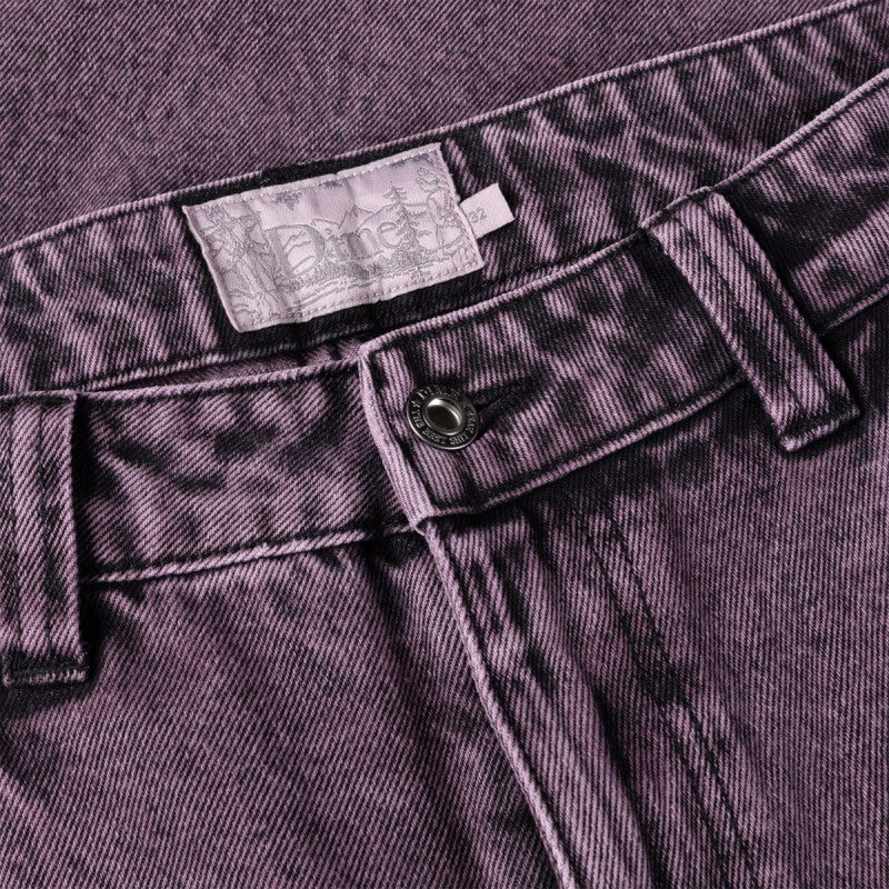 Dime Classic Relaxed Denim Pants Overdyed plum