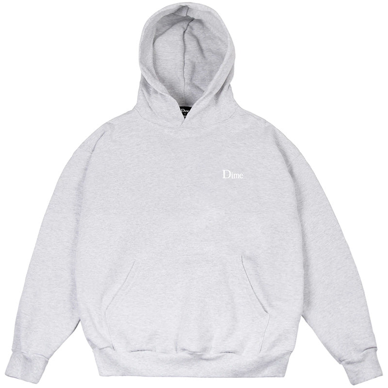 Dime Classic Small Logo Hoodie Ash