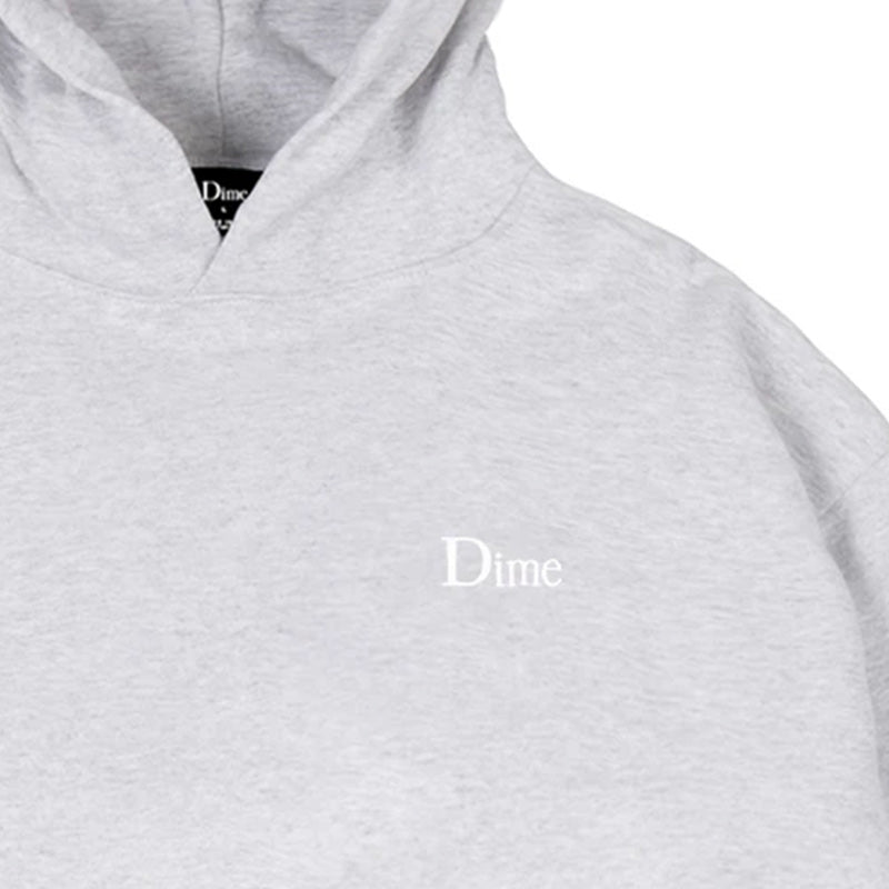 Dime Classic Small Logo Hoodie Ash