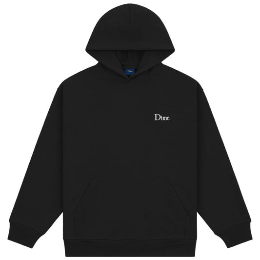 Dime Classic Small Logo Hoodie Black