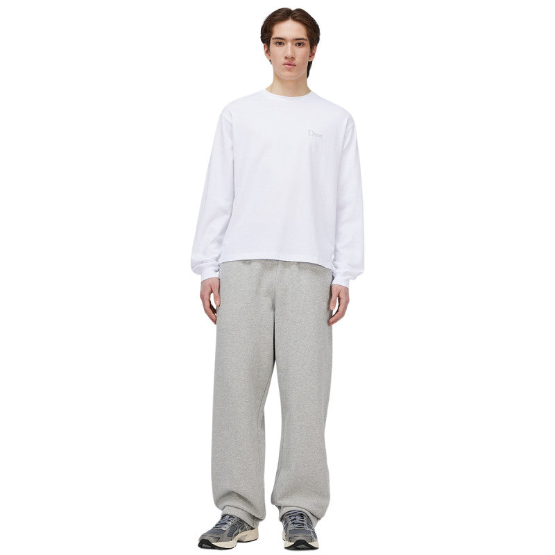 Dime Classic Small Logo Longsleeve T-Shirt White