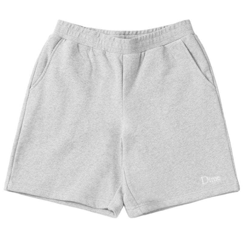 Dime Classic Small Logo Sweatshort Heather Gray