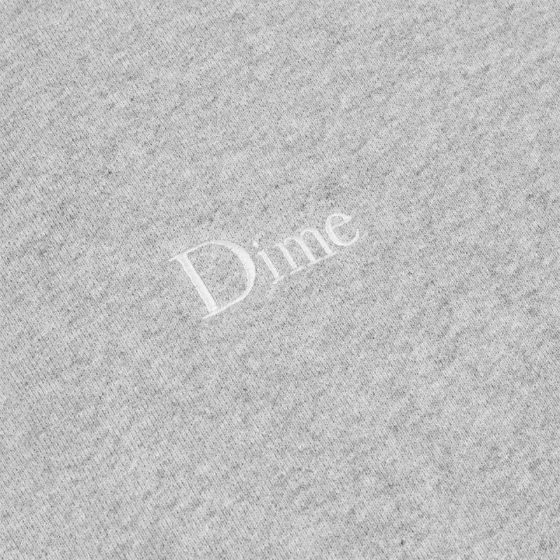 Dime Classic Small Logo Sweatshort Heather Gray
