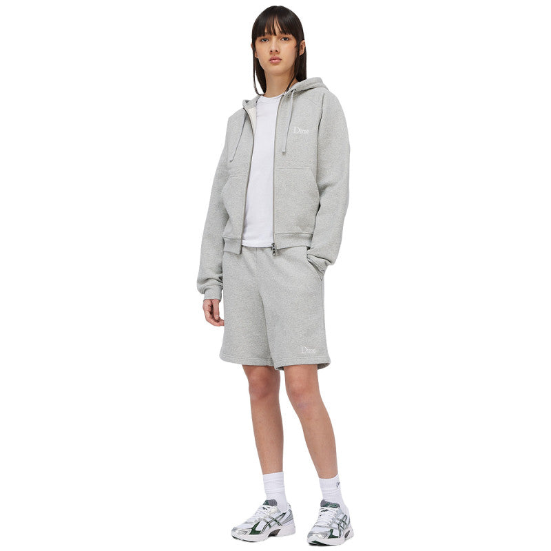 Dime Classic Small Logo Sweatshort Heather Gray