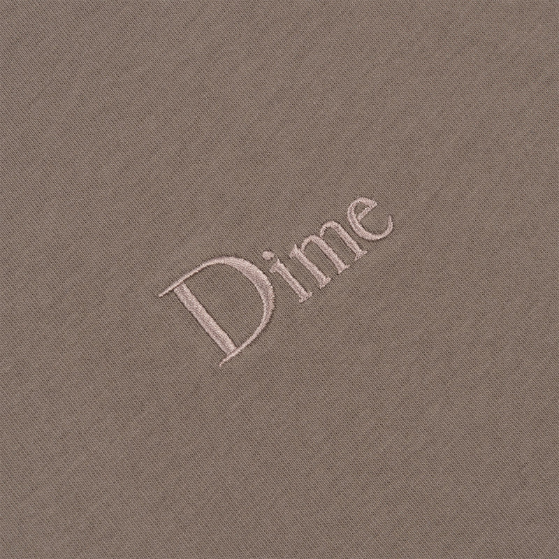 Dime Classic Small Logo T-Shirt Deep Sepia