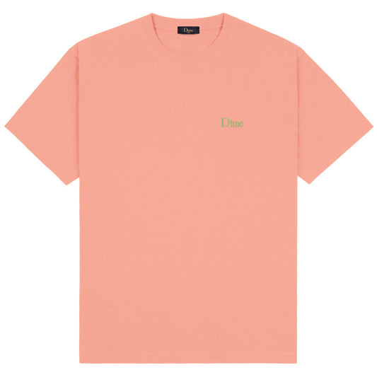 Dime Classic Small Logo T-Shirt Pink Clay