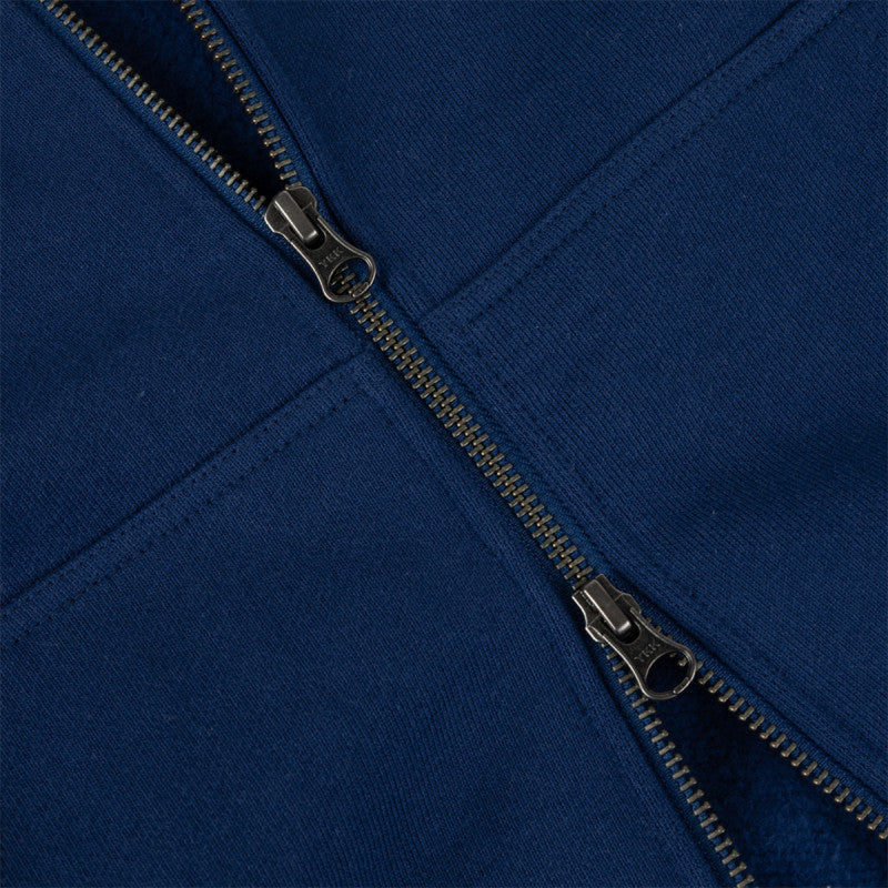 Dime Classic Small Logo Zip Hooded Sweater Midnight Navy