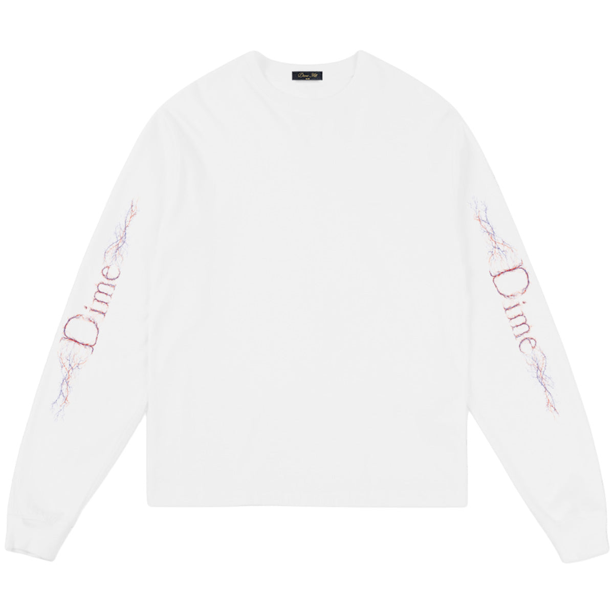 Dime Classic Veins Longsleeve T-Shirt White