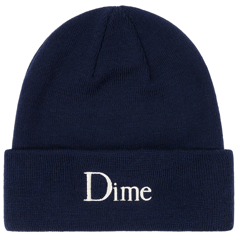 Dime Classic Wool Fold Beanie Indigo