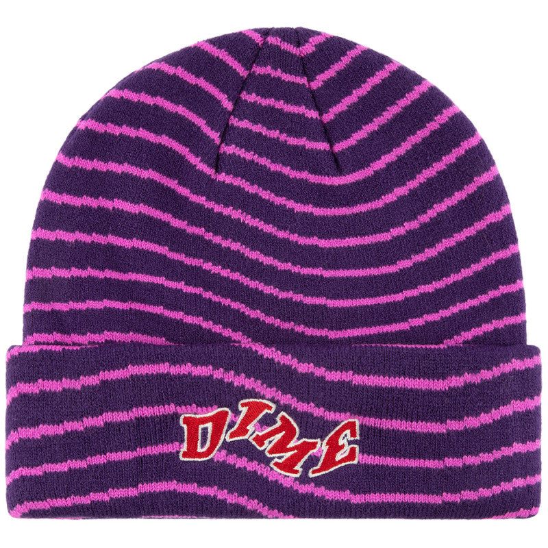 Dime College Wave Cuff Beanie Burgundy