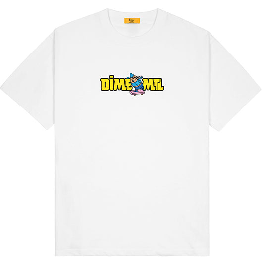 Dime Crayon T-Shirt White