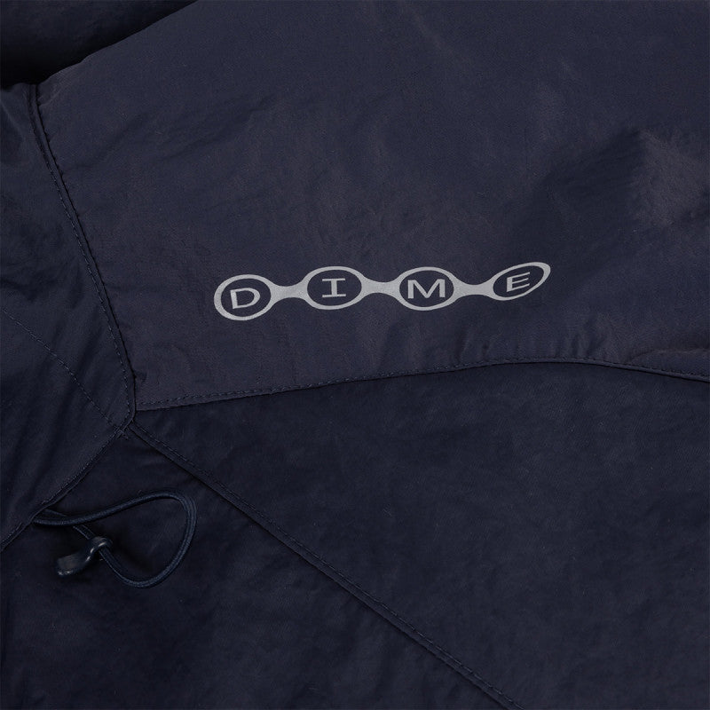 Dime Crinkled Tech Windbreaker Dark Navy
