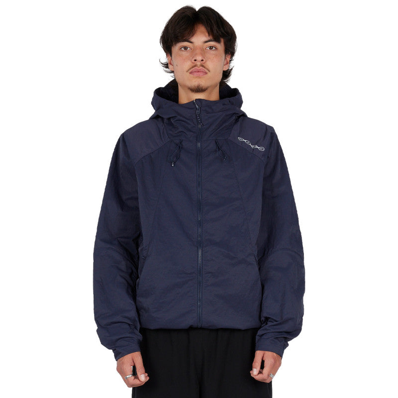 Dime Crinkled Tech Windbreaker Dark Navy