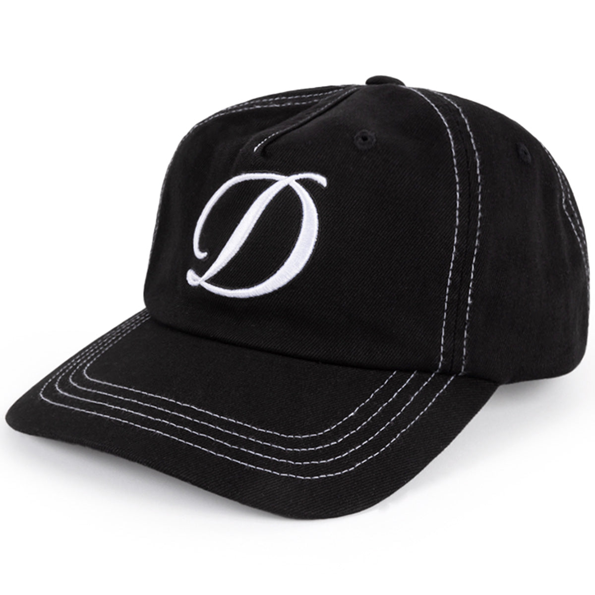 Dime Cursive Denim Worker Cap Black Washed