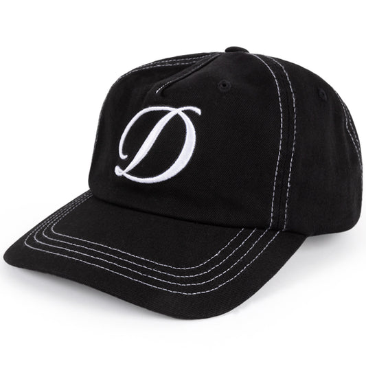 Dime Cursive Denim Worker Cap Black Washed